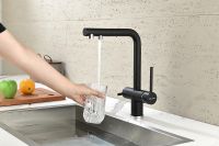 Смеситель для кухни Paulmark Serpentine Черный металлик арт-Se213222-418 — фото 11, Смесители для кухни