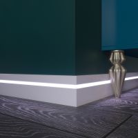 Плинтус Evrowood 2000x100x16 мм арт-PN 103 led — фото 4, Плинтуса напольные