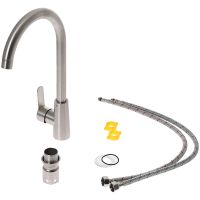 Товар: Смеситель для кухни Agger Splendid Никель арт-A0900133 - фото 6 Смеситель для кухни Agger Splendid Никель арт-A0900133 — фото 6, Смесители для кухни