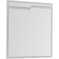 Зеркало Aquanet Модена 85 с подсветкой Белое арт-196966 — фото 1, Зеркала в ванную комнату