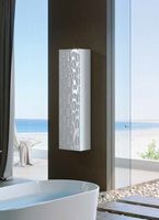 Шкаф пенал Clarberg Dune 35 подвесной Белый арт-DUN0535 — фото 3, Пеналы для ванной комнаты