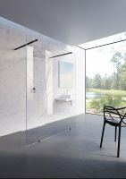 Душевая перегородка Ravak Walk-In Free 130 профиль Хром стекло Transparent арт-GW9FJ0C00Z1 — фото 11, Душевые перегородки