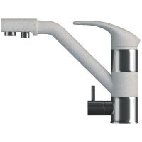 Смеситель для кухни Polygran Дуо №14 Серый арт-694302 — фото 1, Смесители для кухни