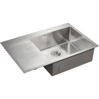 Товар: Кухонная мойка Paulmark Kroner-Edge 78F R Нержавеющая сталь арт-PM777851-BSR - фото 2 Кухонная мойка Paulmark Kroner-Edge 78F R Нержавеющая сталь арт-PM777851-BSR — фото 2, Кухонные мойки