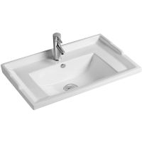 Раковина SantiLine 90 Белая арт-SL-2112 (90) — фото 1, Раковины встраиваемые сверху