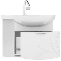 Тумба под раковину Volna Adel 60.1Y подвесная Белая арт-tpADEL60.1Y-01 — фото 2, Тумбы под раковину