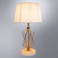 Товар: Настольная лампа Artelamp Fire Белая Золото арт-A4035LT-1GO - фото 3 Настольная лампа Artelamp Fire Белая Золото арт-A4035LT-1GO — фото 3, Настольные лампы