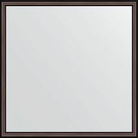 Зеркало Evoform Definite 58х58 в багетной раме - Махагон 22 мм арт-BY 0604 — фото 1, Зеркала в ванную комнату