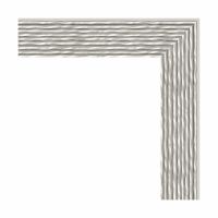 Зеркало Evoform Definite 91х71 в багетной раме - Волна алюминий 46 мм арт-BY 3262 — фото 2, Зеркала в ванную комнату