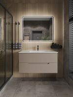 Зеркало Orange Nature 100 с подсветкой с сенсорным выключателем арт-ON-100ZE — фото 4, Зеркала в ванную комнату