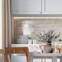 Керамическая плитка Decocer Florencia Decor Beige настенная 7,5х30 см арт-С0003005 — фото 2, Керамическая плитка