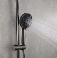 Товар: Душевая система Frap Оружейная сталь арт-F24011-9 - фото 10 Душевая система Frap Оружейная сталь арт-F24011-9 — фото 10, Душевые стойки