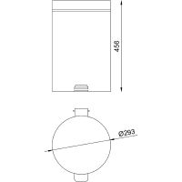 Товар: Ведро для мусора Nofer Сатин арт-09100.20.S - фото 2 Ведро для мусора Nofer Сатин арт-09100.20.S — фото 2, Мусорные ведра