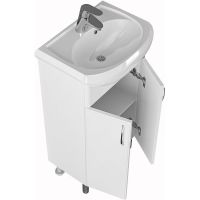 Тумба под раковину СанТа Уют 45 Белая арт-201084 — фото 3, Тумбы под раковину