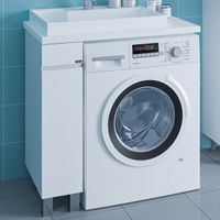 Товар: Тумба под раковину СанТа Марс 80 Белая арт-900127 - фото 3 Тумба под раковину СанТа Марс 80 Белая арт-900127 — фото 3, Тумбы под раковину