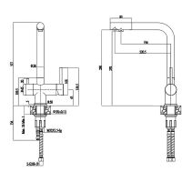 Смеситель для кухни Paulmark Skalen Нержавеющая сталь арт-Sk213020-SS — фото 2, Смесители для кухни