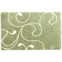 Коврик для ванной комнаты Iddis Flower Lace Green 60x90 Зеленый арт-412M690i12 — фото 1, Коврики для ванной комнаты