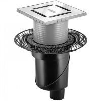 Товар: Душевой трап Berges Platz Norma 150x150 с решеткой Хром матовый арт-090059 - фото 1 Душевой трап Berges Platz Norma 150x150 с решеткой Хром матовый арт-090059 — фото 1, Трапы для душа