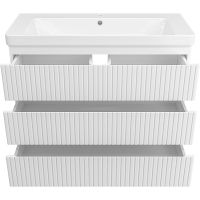 Тумба с раковиной Brevita Victory 105 Белая матовая арт-УТ000024305 — фото 4, Тумбы с раковиной