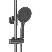 Товар: Душевая система Grossman Galaxy Графит брашированный арт-500.K35.01.420 - фото 5 Душевая система Grossman Galaxy Графит брашированный арт-500.K35.01.420 — фото 5, Душевые стойки
