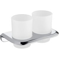 Стакан для зубных щеток Abber Nord двойной Хром арт-AA1557 — фото 1, Стаканы для зубных щеток