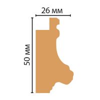 Товар: Багет Decomaster 2850x50x26 мм арт-FM23-1 - фото 2 Багет Decomaster 2850x50x26 мм арт-FM23-1 — фото 2, Багеты
