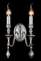 Настенный светильник Crystal Lux Mercedes AP2 Chrome Smoke Дымчатый Хром арт-MERCEDES AP2 CHROME/SMOKE — фото 2, Бра