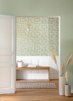 Обои Caselio Flower Power Винил на флизелине (0,53*10,05) Зеленый, Однотонные арт-64527170 — фото 2, Обои для стен