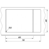 Кухонная мойка Florentina Липси-780 XL Мокко арт-20.505.D0780.303 — фото 6, Кухонные мойки