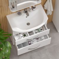 Тумба под раковину Volna Onda 80.2Y подвесная Белая арт-tpONDA80.2Y-01 — фото 4, Тумбы под раковину