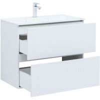 Тумба под раковину Aquanet Джейн 80 подвесная Белая матовая арт-313286 — фото 8, Тумбы под раковину