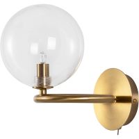 Настенный светильник Artelamp Albus Прозрачный Античная бронза арт-A7780AP-1AB — фото 1, Бра