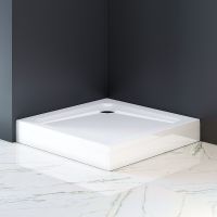 Поддон для душа из ABS-пластика AM.PM Gem 90x90 без антискользящего покрытия арт-W90T-403-090W — фото 2, Душевые поддоны АБС-пластик