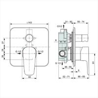 Товар: Комплект смесителей Ideal Standard Esla Хром арт-BD002XC - фото 9 Комплект смесителей Ideal Standard Esla Хром арт-BD002XC — фото 9, Готовые комплекты для ванной комнаты