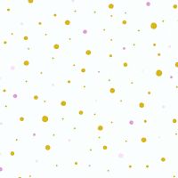 Обои детские AS Creation Little Stars Винил на флизелине (0,53*10,05) Белый/Золото/Розовый, Горох арт-35839-2 — фото 1, Обои для стен