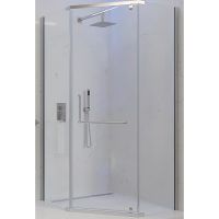 Душевой уголок Veconi Rovigo RV-36 90x90 профиль Хром стекло прозрачное арт-RV36-90-01-C5 — фото 1, Душевые уголки трапеция