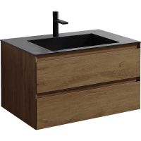 Тумба под раковину Vincea Luka 80 подвесная T.Oak арт-VMC-2L800TO — фото 3, Тумбы под раковину