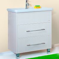 Товар: Тумба под раковину Бриклаер Чили 80 Светлая лиственница арт-4627125415012 - фото 2 Тумба под раковину Бриклаер Чили 80 Светлая лиственница арт-4627125415012 — фото 2, Тумбы под раковину