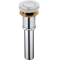 Донный клапан Frap click-clack Хром арт-F66-2 — фото 1, Донные клапаны