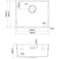 Товар: Кухонная мойка Iddis Prime 54 Сатин арт-PRI54S0i77 - фото 13 Кухонная мойка Iddis Prime 54 Сатин арт-PRI54S0i77 — фото 13, Кухонные мойки