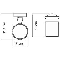 Товар: Стакан для зубных щеток WasserKRAFT Nau Хром арт-K-7728 - фото 3 Стакан для зубных щеток WasserKRAFT Nau Хром арт-K-7728 — фото 3, Стаканы для зубных щеток