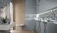 Керамическая плитка Fap Ceramiche Milano Mood Texture Triangoli RT настенная 50x120 см арт-fQDF — фото 2, Керамическая плитка