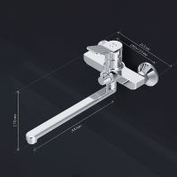 Смеситель для ванны AM.PM X-Joy универсальный Хром арт-F85A90000 — фото 11, Смеситель для ванны