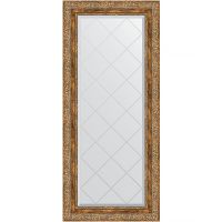 Зеркало Evoform Exclusive-G 125х55 с гравировкой в багетной раме - Виньетка античная бронза 85 мм арт-BY 4058 — фото 1, Зеркала в ванную комнату