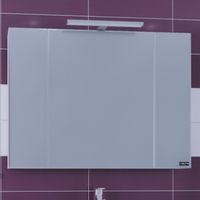 Товар: Зеркальный шкаф СанТа Стандарт 100 со светом Белый арт-113013 - фото 2 Зеркальный шкаф СанТа Стандарт 100 со светом Белый арт-113013 — фото 2, Зеркальные шкафы в ванную