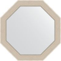 Зеркало Evoform Octagon 49х49 в багетной раме - Травленое серебро 52 мм арт-BY 3871 — фото 1, Зеркала в ванную комнату