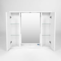 Товар: Зеркало со шкафом VIANT Милан 80 Белое арт-VMIL80-ZSH - фото 4 Зеркало со шкафом VIANT Милан 80 Белое арт-VMIL80-ZSH — фото 4, Зеркальные шкафы в ванную