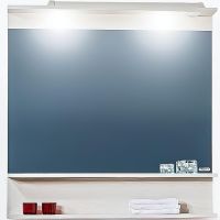 Зеркало Бриклаер Чили 90 с подсветкой Светлая лиственница арт-4627125414961 — фото 1, Зеркала в ванную комнату