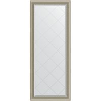 Зеркало Evoform Exclusive-G Floor 201х81 с гравировкой в багетной раме - Хамелеон 88 мм арт-BY 6320 — фото 1, Зеркала в ванную комнату