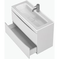 Тумба под раковину Creto Oro 70 подвесная Белая арт-21-W70 — фото 5, Тумбы под раковину